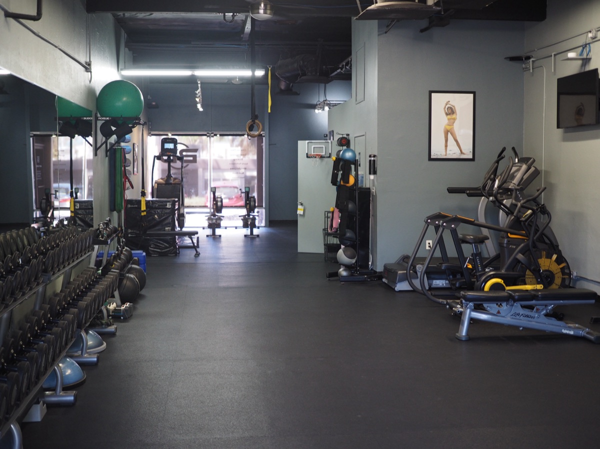 The main training floor at WERX Personal Training